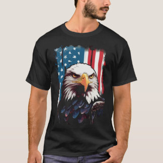 vintage modern creative retro adler USA T-Shirt