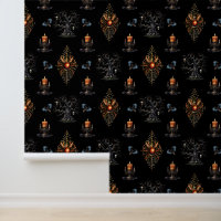 Vintage Modern Gothic Halloween Pattern