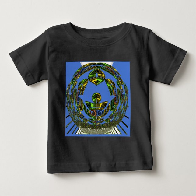 Vintage modern Motif Baby T-Shirt (Front)
