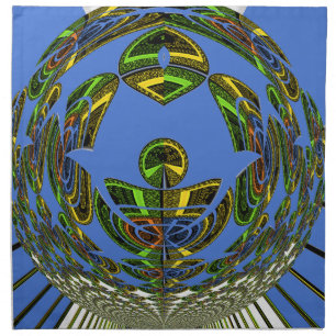 Vintage modern Motif Cloth Napkin