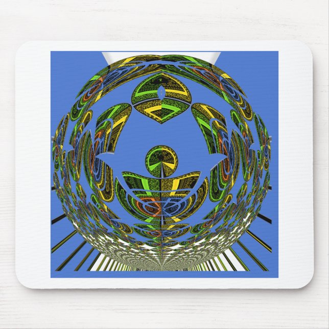 Vintage modern Motif Mouse Pad (Front)