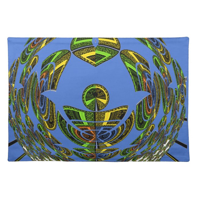 Vintage modern Motif Placemat (Front)