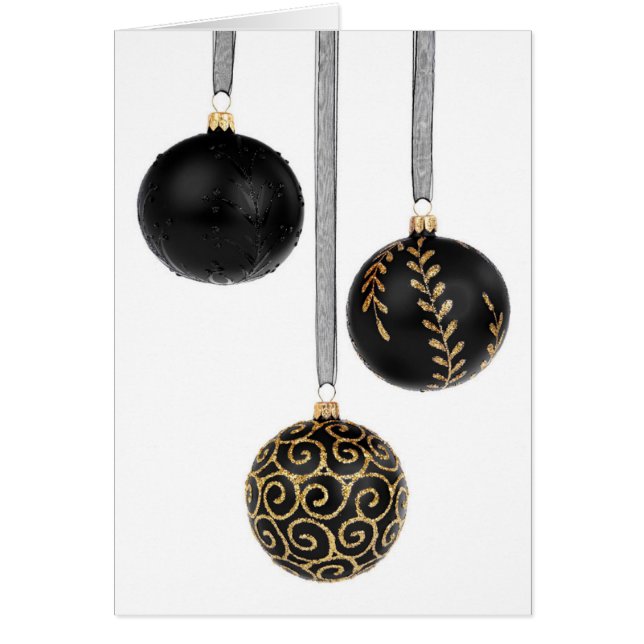 Vintage Modern Ornaments Cards (Front)