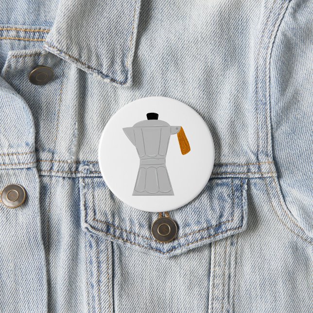 Vintage Moka Pot Coffee Maker Retro Espresso  Button (Creator Uploaded)