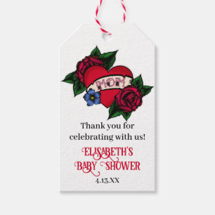 Vintage Mom Tattoo Favor Tags