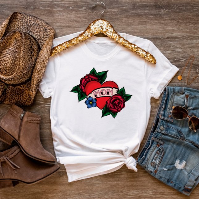 Vintage Mom Tattoo Women's T-Shirt (Creator Uploaded)