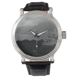 Vintage Monaco Monte-Carlo coast view Watch