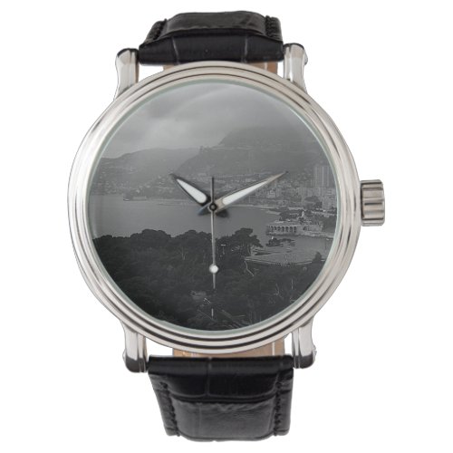 Vintage Monaco Monte_Carlo coast view Watch