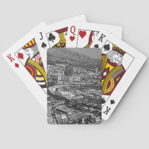 Vintage Monaco Monte-Carlo General view Jigsaw Puz Poker Cards