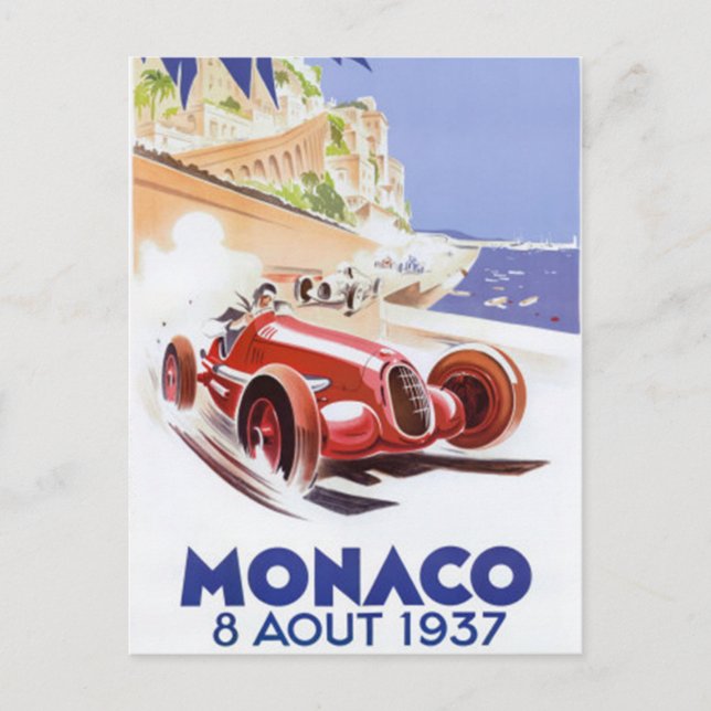 Vintage Monaco - Postcard (Front)