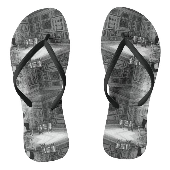 Vintage Monaco Prince's palace Mazarin Room Flip Flops (Footbed)