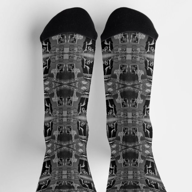 Vintage Monaco Prince's palace The Thron Socks (Top)