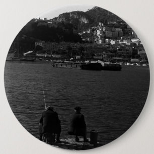 Vintage Monaco Principality fishermans port 1970 Button