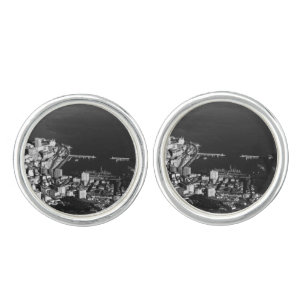 Vintage Monaco Principality port overview Cufflinks