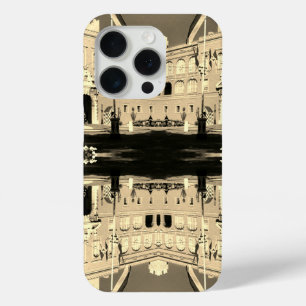Vintage Monaco Principality princely palace iPhone 15 Pro Case