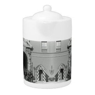Vintage Monaco Principality princely palace Teapot