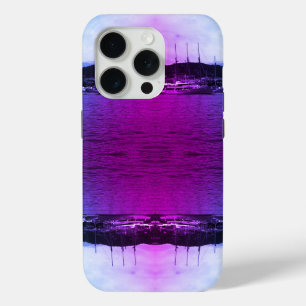 Vintage Monaco Principality The port iPhone 15 Pro Case