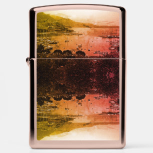 Vintage Monaco Principality The port Zippo Lighter