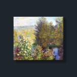 Vintage Monet  Corner of the Garden at Montgeron Canvas Print<br><div class="desc">A beautiful print of the painting ''Corner of the Garden at Montgeron'' painted in1876 by Claude Monet (1840 - 1926) the French impressionist painter who was also a founder of the impressionist movement.</div>
