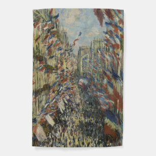 Vintage Monet French Flag Paris Street Art
