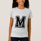 Letter M Safari Animals Child Monogram Alphabet Women's T-Shirt
