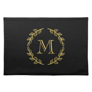 Vintage Monogram Cloth Placemat