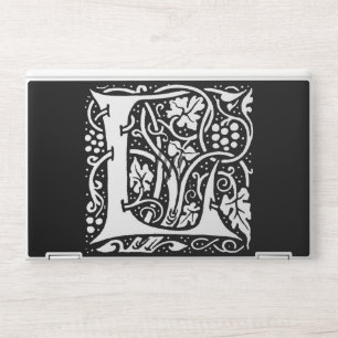 Vintage Monogram L Art Nouveau HP Laptop Skin