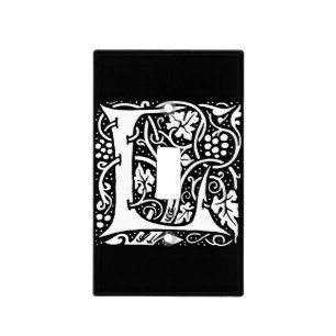 Vintage Monogram L Art Nouveau Light Switch Cover