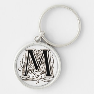 Vintage Monogram 'M' Keychain