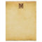 Vintage Monogram Parchment Paper