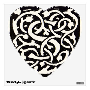 Vintage Monogram S Art Nouveau Letter Wall Decal