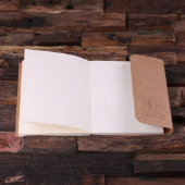 Vintage Monogram Twine Wrapped Kraft Paper Journal (Inside)