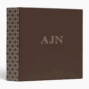 Vintage Monogrammed Binder Gift