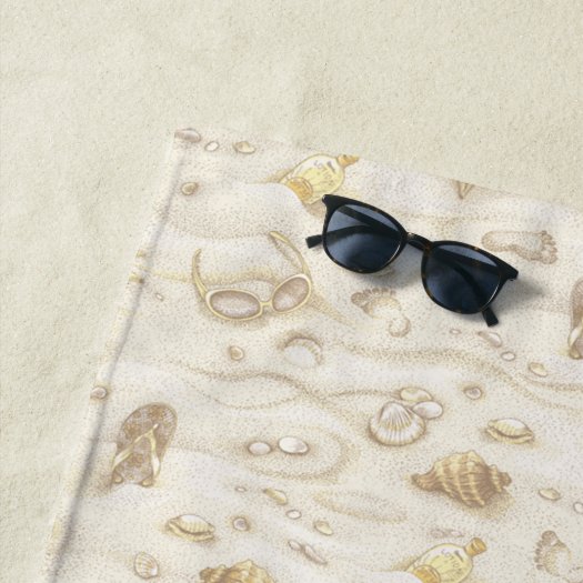 Vintage Monogrammed shells, starfish, foot prints