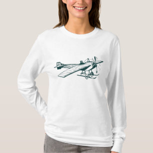 Vintage Monoplane - Dark Green T-Shirt