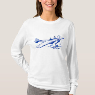 Vintage Monoplane - Navy Blue T-Shirt