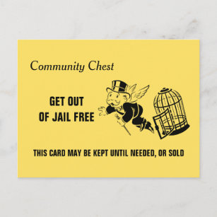 Personalized Get Out Of Jail Free Gifts On Zazzle