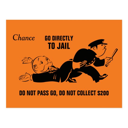 vintage-monopoly-go-to-jail-postcard-zazzle