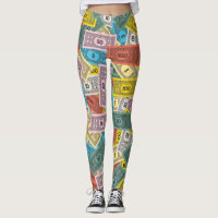 Vintage Monopoly Money Leggings