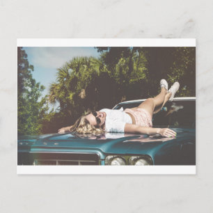 Vintage Monroe Inspired Postcard