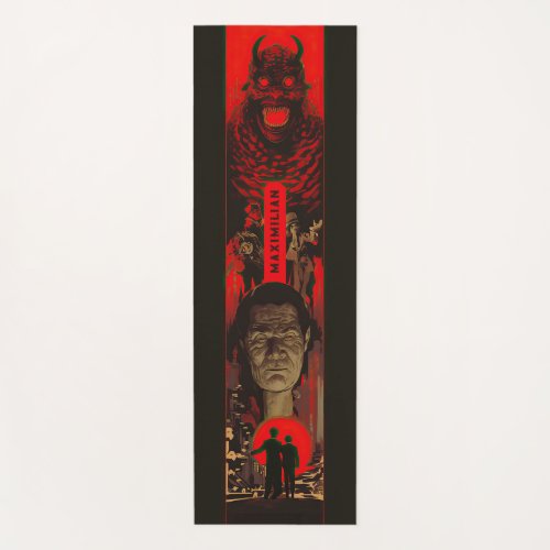 Vintage Monster Epic _ Retro Japanese Cinema Art Yoga Mat