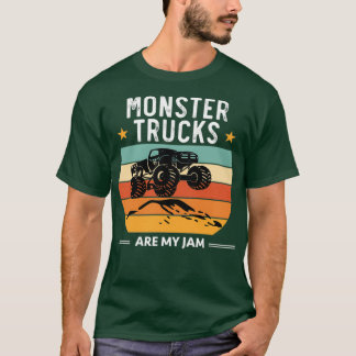 Vintage Monster Truck Are My Jam 5 T-Shirt