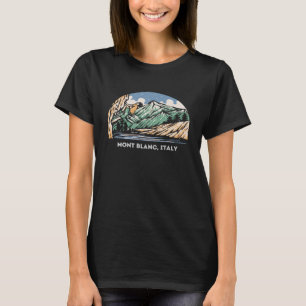 Vintage Mont Blanc Italy Rock Climbing Bouldering T-Shirt