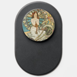 Vintage Mont-Carlo Poster by Alphonse Mucha  PopSocket