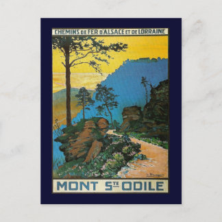 Vintage Mont St. Odile Travel Postcard
