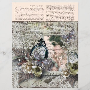 Vintage Montague 1837 Old Script Letter