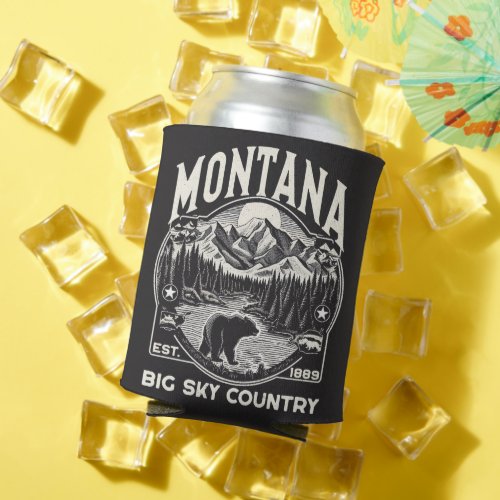 Vintage Montana Big Sky Country Can Cooler
