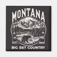 Vintage Montana Big Sky Country