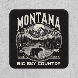 Vintage Montana Big Sky Country Patch
