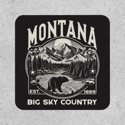 Vintage Montana Big Sky Country Patch
